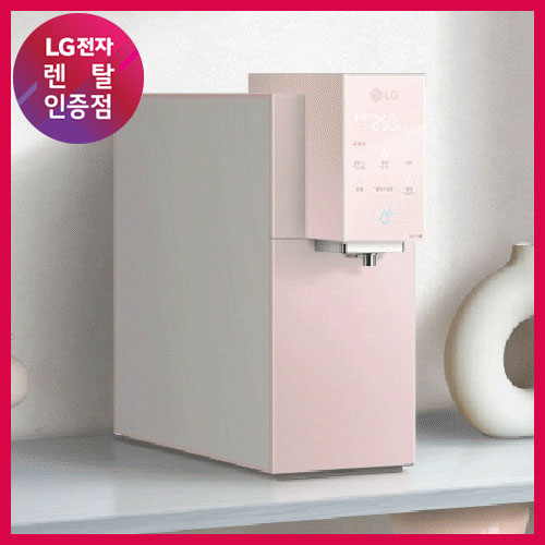 LG전자 케어솔루션 공식판매점 (주)휴본 [케어솔루션] LG PuriCare 오브제 컬렉션 냉온정수기 WD507APB 카밍 핑크 / 36개월 약정 LG전자 
